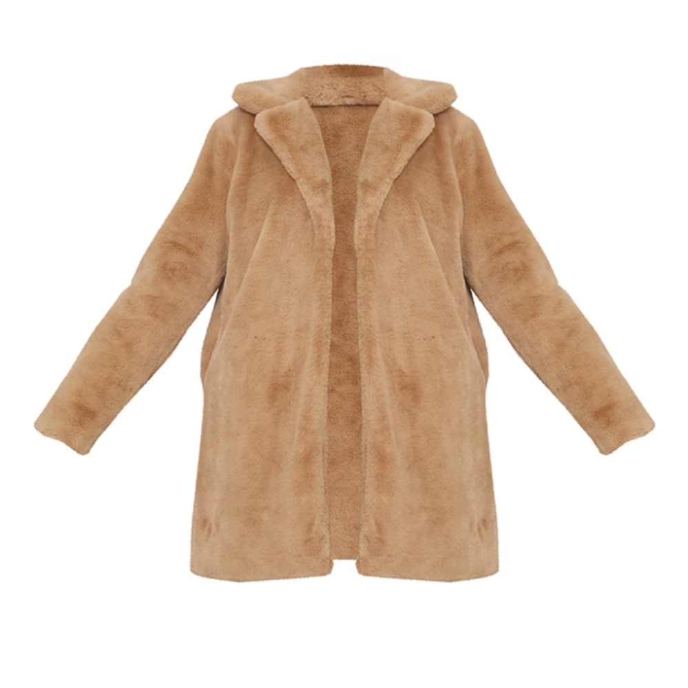 PRETTYLITTLETHING MIDI COLLAR COAT - Picture 4 of 4
